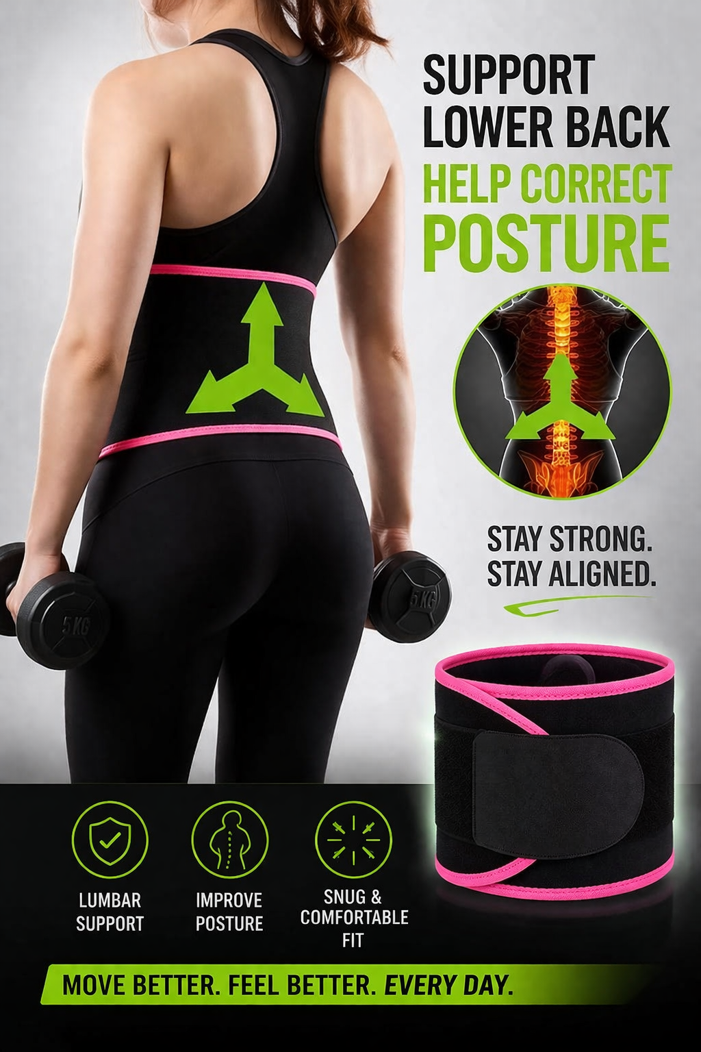 Adjustable Waist Trimmer Belt