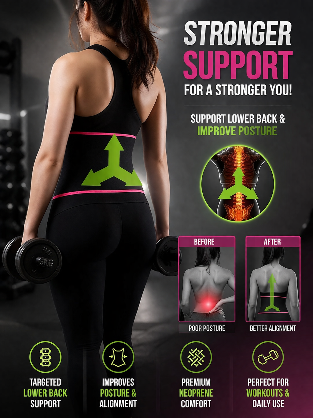 Adjustable Waist Trimmer Belt